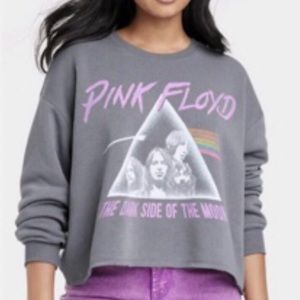 Crop Top Long Sleeves oversized Sweatshirt NWT